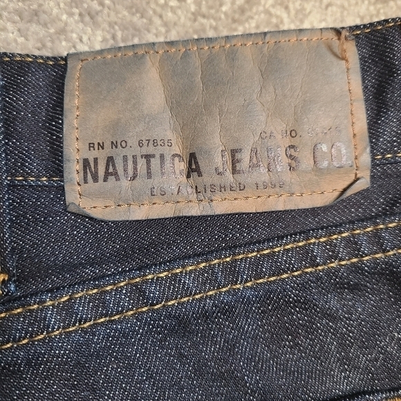 NAUTICA Men's Traditional Relaxed Fit Dark Wash Jean Size 38 NWT - Picture 9 of 9